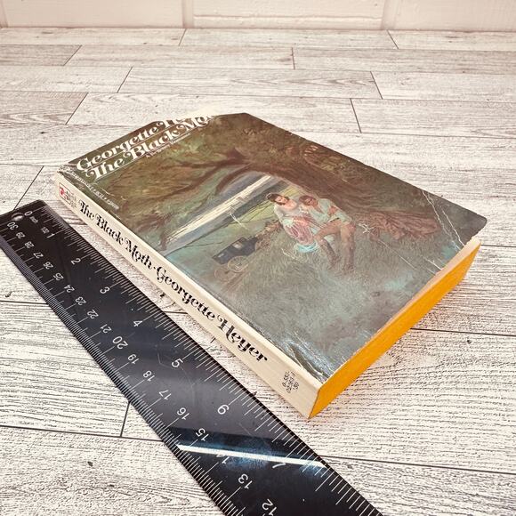 The Black Moth by Georgette Heyer 1976 Vtg Paperback Novel PB Historical Romance - Picture 11 of 11